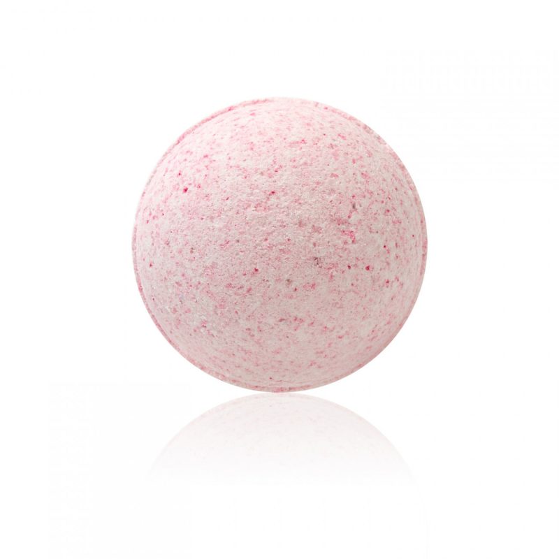 Детский натуральный бурлящий шар для ванны Totty «Малина», 200 г